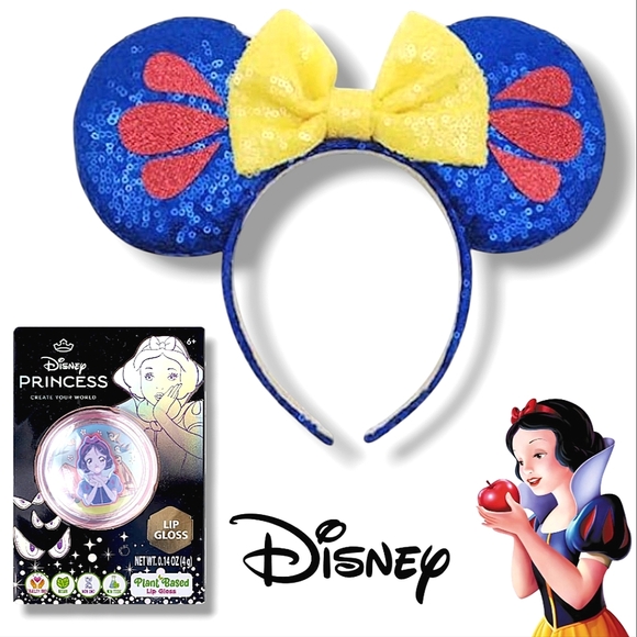 Disney Accessories - Snow White Lip Gloss & Mouse Ears